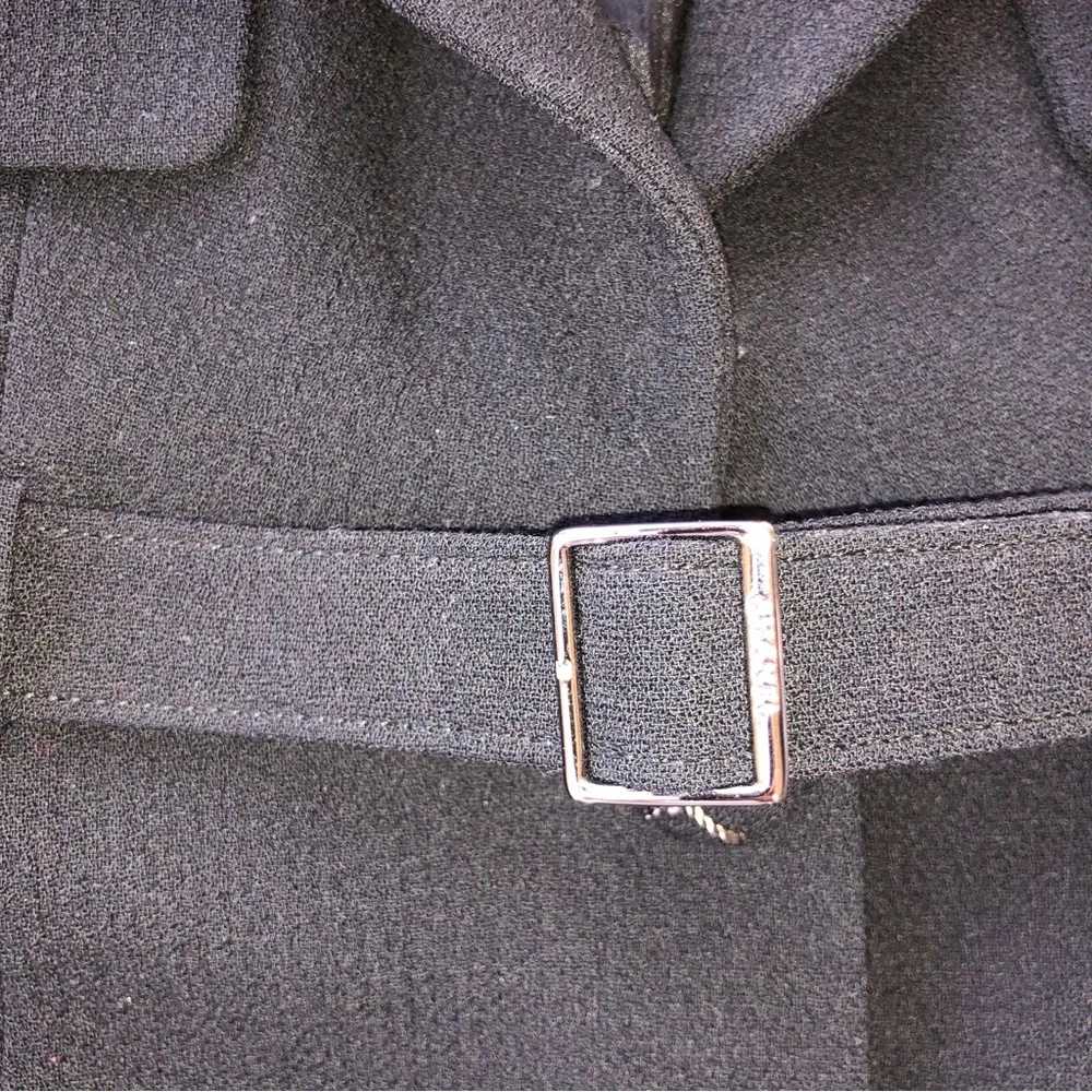 Chanel Classic Black 4 Pocket Boucle Belted Jacket Size 40 - Picture 12 of 15